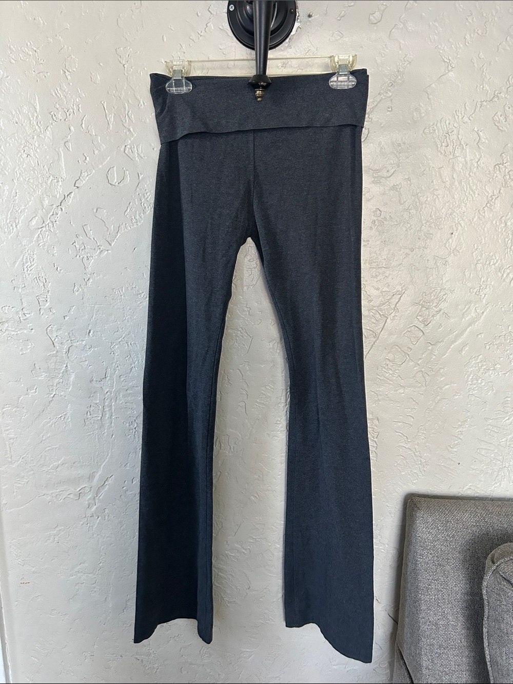 T-Party Y2K Gray Flared Yoga Leggings